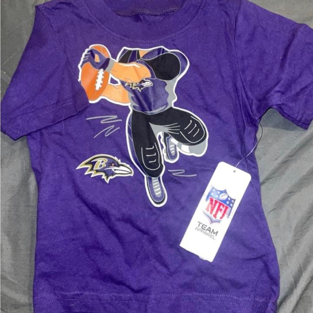 ￼brand new - NFL- Ravens T-shirt 

Size 18 months